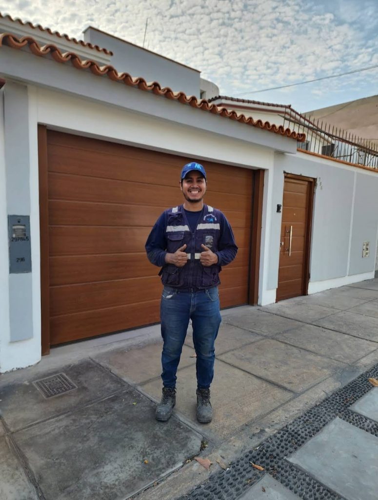 puerta seccional automatica