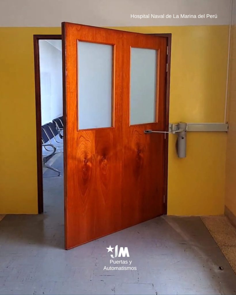 Puerta peatonal automatica